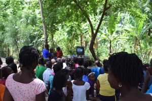 Mission d'évangélisation dans les mornes haïtiennes, juillet 2014