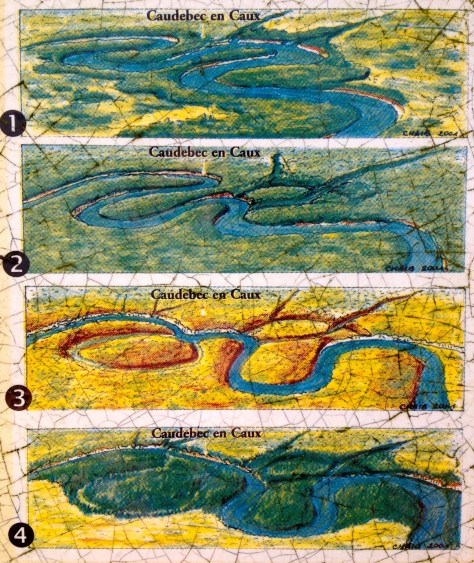 L'histoire de la boucle de Caudebec en Caux